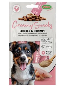 CREAMY DOG POLLO & GAMBAS 60 gr. (12 udes.)